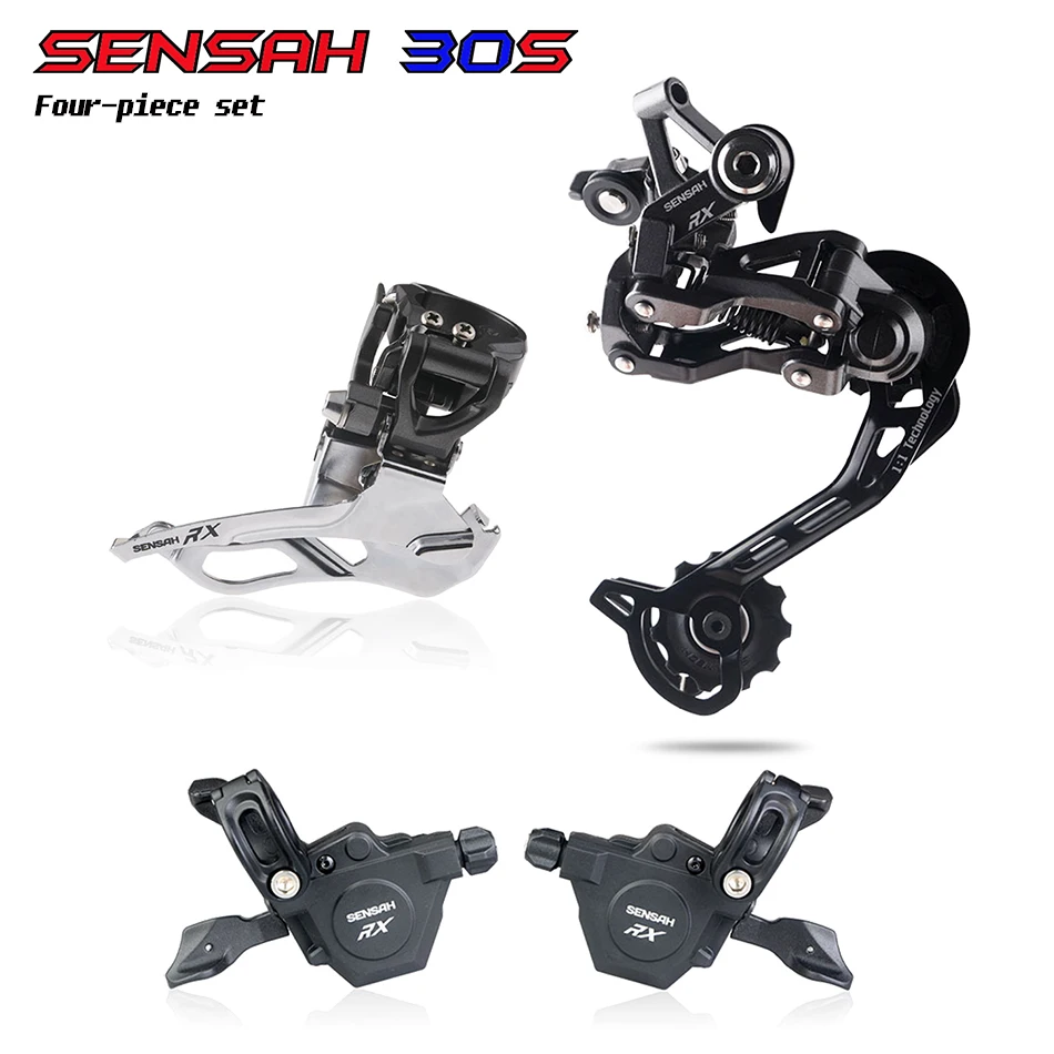 SENSAH RX SHIMANO M6000 30 speed Shifter Schaltwerke 42t 46t кассетт/кеттенблатт YBN X10 kette Groupset, PCR UBER
