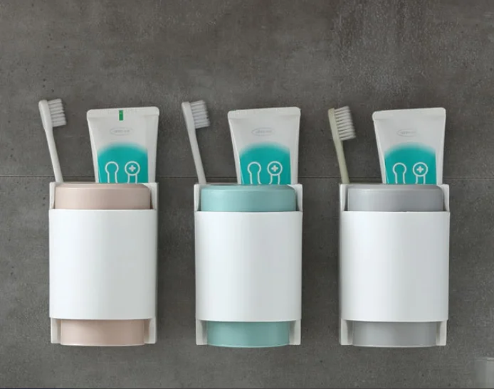 

Two person wash gargle suit, simple gargle cup set cup, family of two, bathroom toothbrush toothpaste shelf