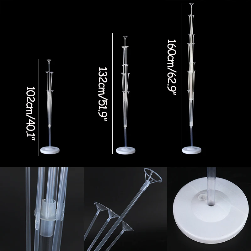 

100/130/160cm Balloon Stand Wedding Decoration Happy Birthday Party Balloon Stick Holder Baloon Accessories Festival Air Globos