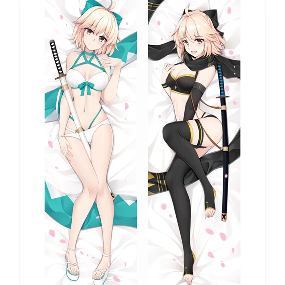 

Japanese Anime Cosplay Dakimakura Pillow Case 60X180CM Peach Skin Hugging Body DIY Custom Otaku Pillow Cushion Cover Gifts