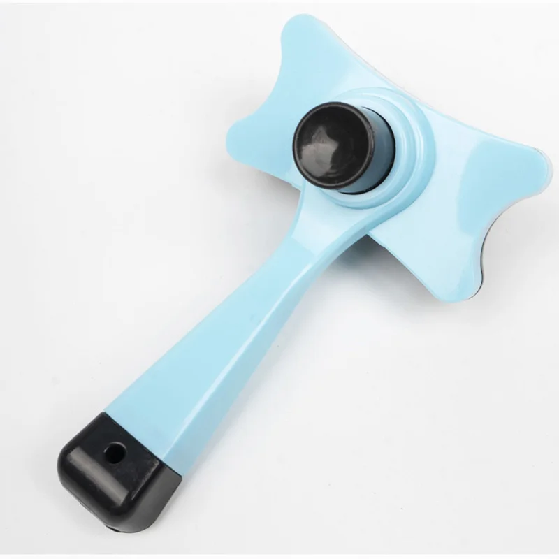

Plastic Push Brush for Cat and Dogs Pet Groom Bath Brush Hair Removal Brush