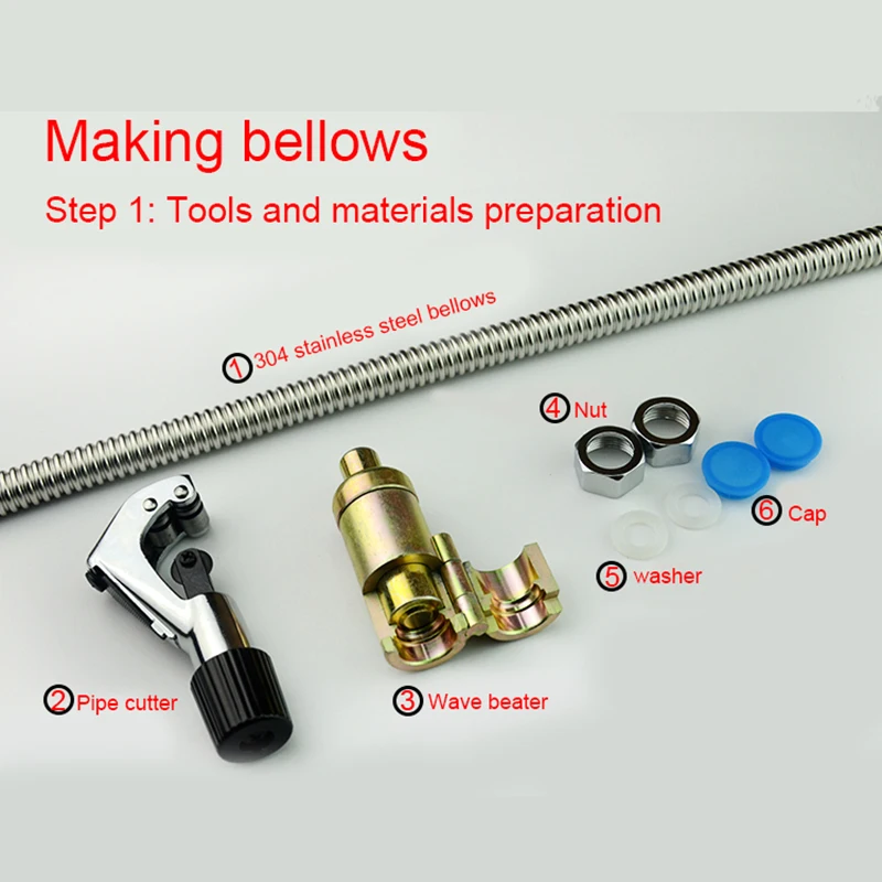 Гофрированная труба из нержавеющей стали LEDFRE плоский волновой генератор