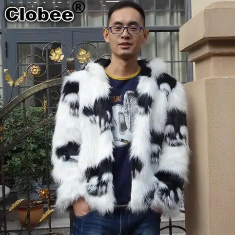 2019 зимние пальто из искусственного меха куртки для мужчин с длинным рукавом