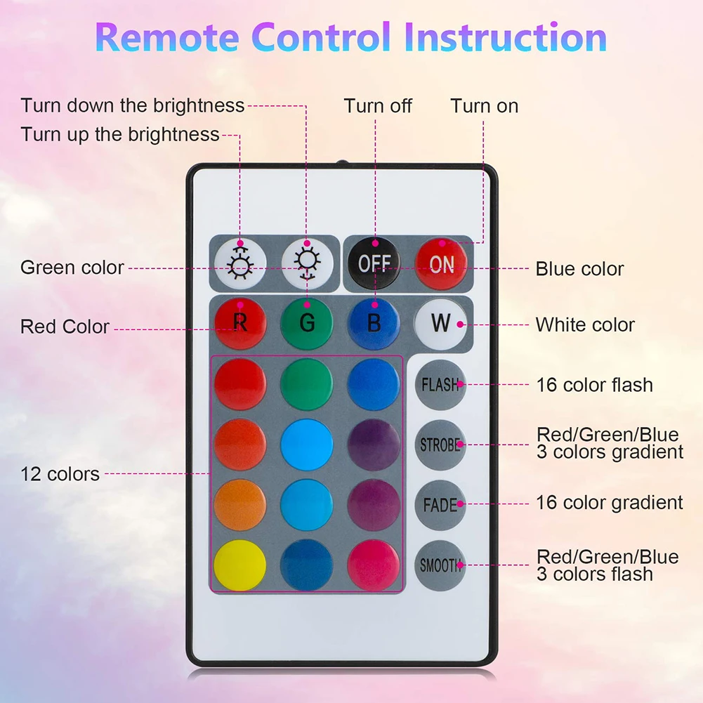 

15cm 3D 16 Colors Mercury USB Remote Control Night Light Bedside Lamp Kids Bedroom Planetary Lamp Gifts Dropshipping