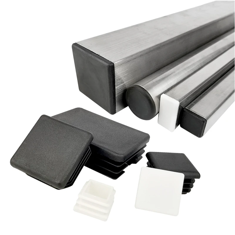 Заглушки стальные квадратные для труб пылезащитный чехол с отверстиями