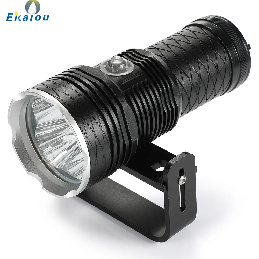 New Highpower 4xXHP70.2 LED Dive Torch Underwater 200 M IPX8 Waterproof Deep Diving Equipment Tactical Hunting Caving Flashlight