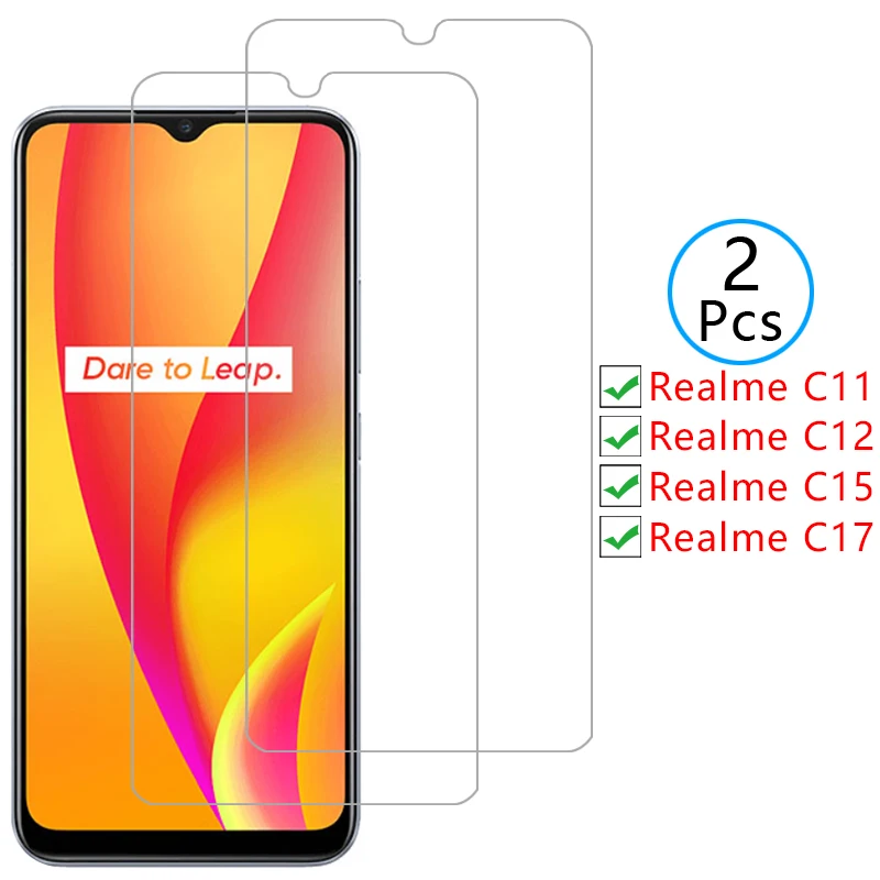 screen protector for realme c15 c11 2021 c12 c17 protective tempered glass on realmec11 realmec15 realmi reame c 11 15 11c 15c
