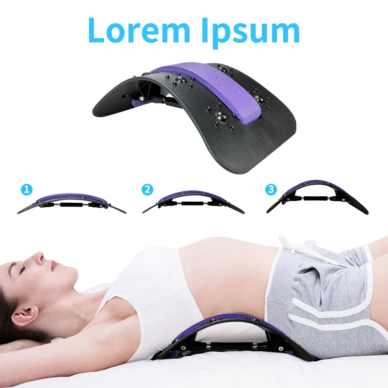 Регулируемая спина поясница для осанки носилки Массажер давления Волшебная