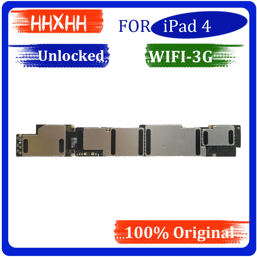 Оригинальная разблокированная материнская плата для ipad 4 iCloud A1458 материнская плата для ipad 4 материнская плата с чипами A1458 A1459 или A1460