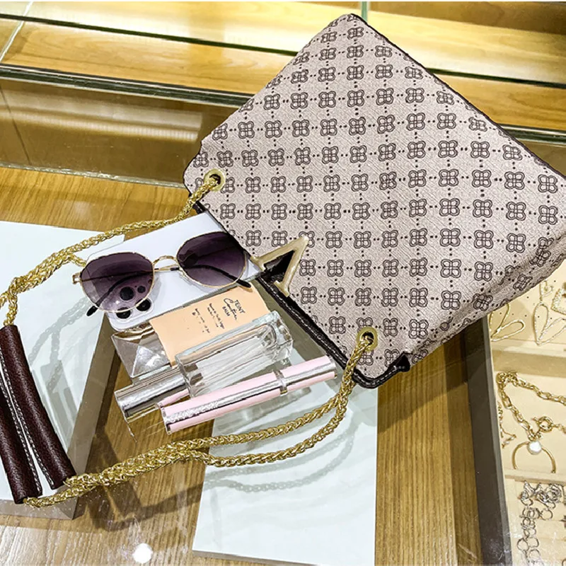 Large Leather Tote Bags For Work Women's Fashion Shoulder Bag Casual Split Leather Purse Simple Designer High Quality Famous