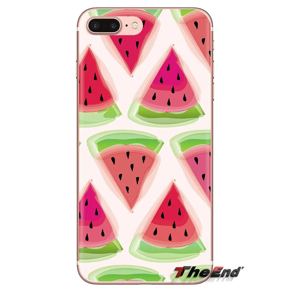 Силиконовый чехол с принтом арбуза фруктовые милый розовый для huawei G7 G8 P7 P8 P9 Lite Honor
