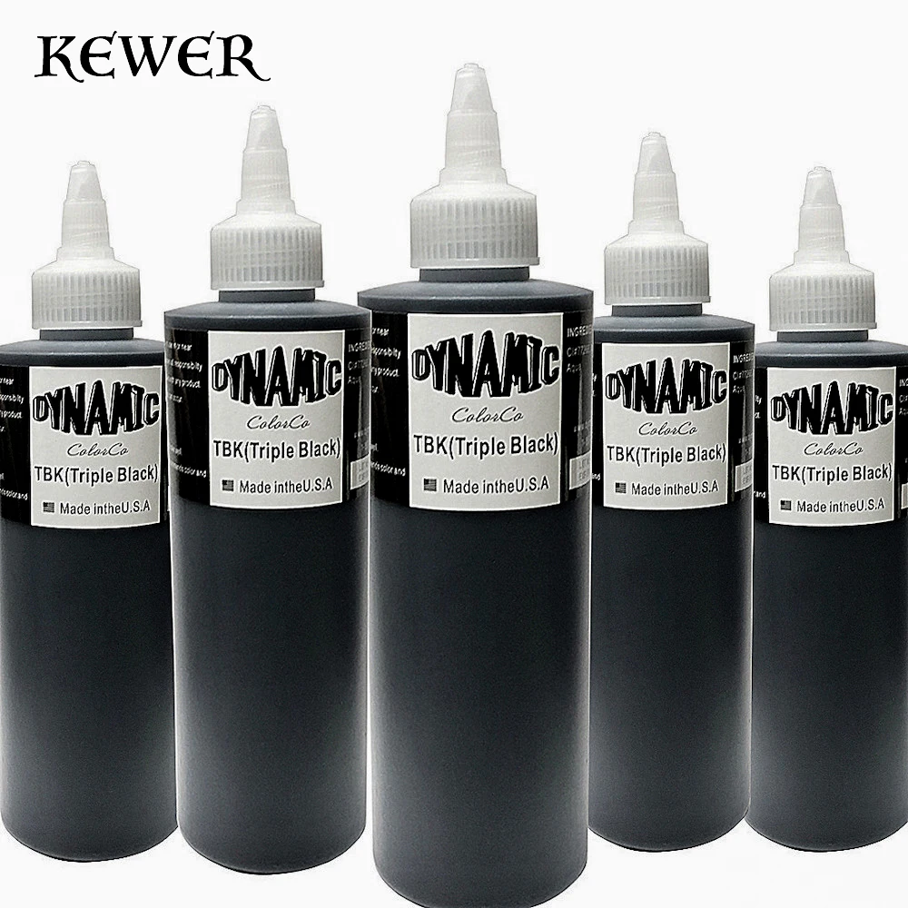 

240ml 8 Ounce Tattoo Ink Black Professinal Semi Permanent Pigment Microblading Ink Body Arts Makeup Material Tattoo Supplies