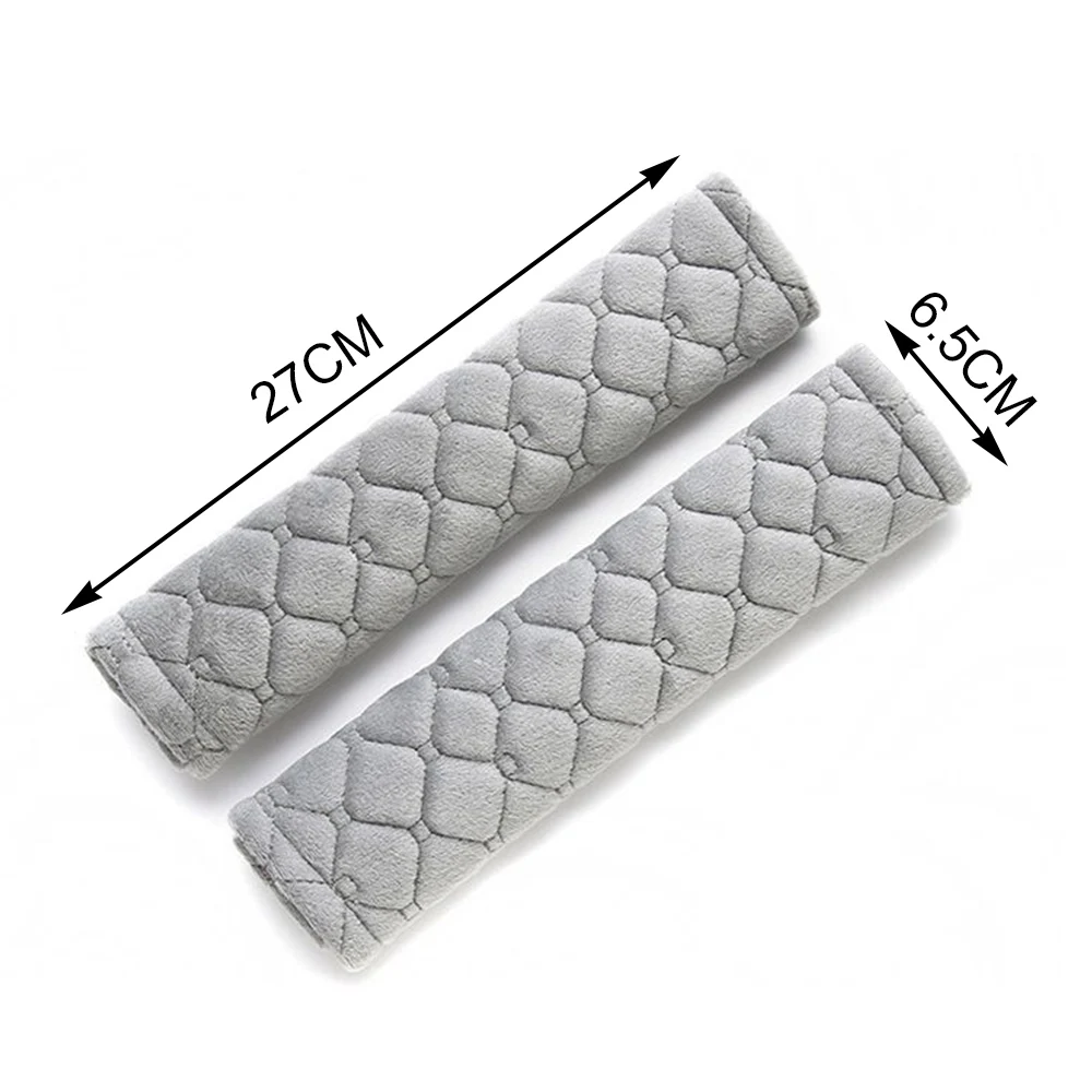 Чехлы на автомобильный ремень безопасности мягкие бархатные плечевые накладки