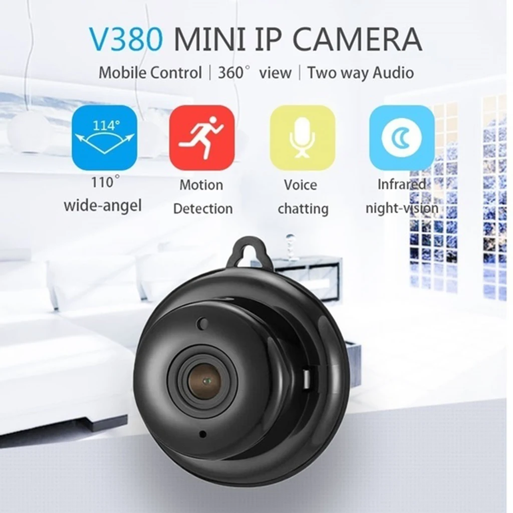 1080P Беспроводная мини WiFi ip-камера домашняя камера безопасности наблюдения ИК