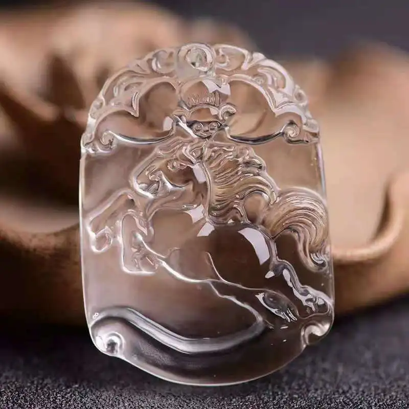 

Лидер продаж, ожерелье с кулоном из натурального хрусталя в виде знака зодиака, модные ювелирные изделия, аксессуары для мужчин и женщин, по...