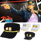 Кепка для косплея дзётаро кудзё из аниме Невероятные приключения Джоджо, армейская фуражка Джозефа в стиле милитари, шапка Джоджо, s головные уборы, значки, реквизит из анимационного фильма