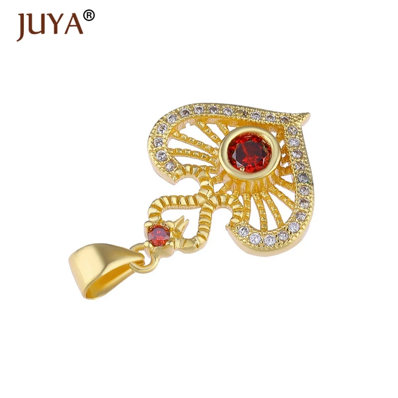 gold Juya Горячая Мода Подвески для изготовления ювелирных изделий милая Черепаха/медведь/Слон/лиса Животные Подвески модные подвески в виде сердечка с цветком - Окраска металла: gold