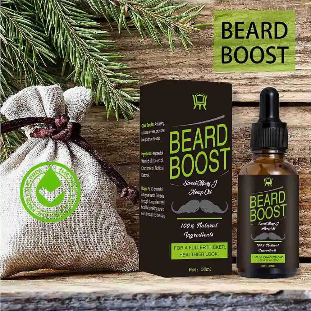 

Men Beard Growth Oil Natural Products Hair Loss Treatment Conditioner Groomed Fast Beard Growth Enhancer Maintenance 30ml