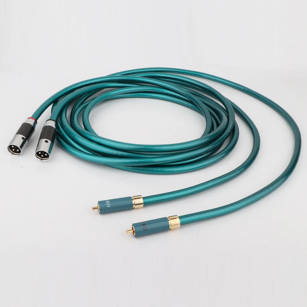 Hifi 8N OCC ортофон RCA кабель Hi end усилитель CD Interconnect 2RCA к 2XLR штекер/гнездо
