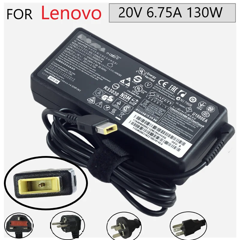 Зарядное устройство USB для ноутбука 20 в 135 а Вт адаптер переменного тока Lenovo YOGA720 15