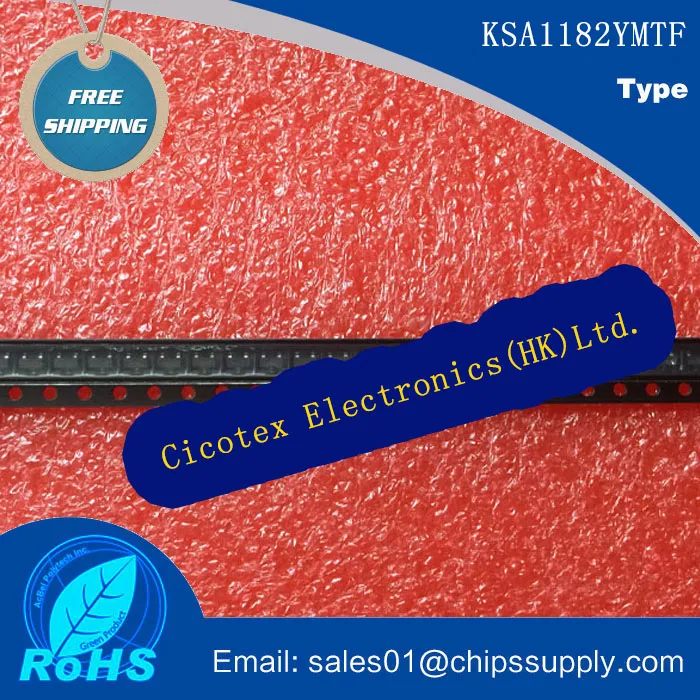 

100pcs/lot KSA1182YMTF 1182 SOT23 FIY TRANS PNP 30V 0.5A SOT-23 KSA1182YM