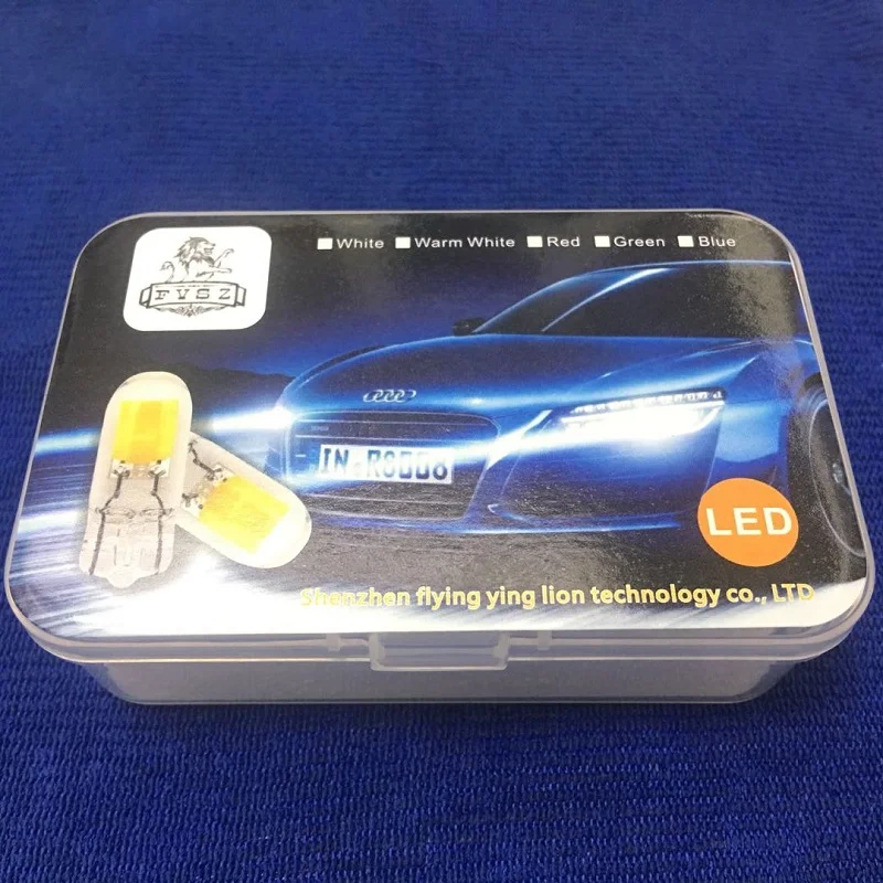 2 шт. T10 1 W W5W 3000K 12V светодиодная Автомобильная индикаторная лампа Socket Ширина PH 360