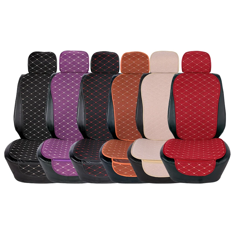 Miglior Coprisedile Per Auto In Lino A 2 Posti Protezione Per Sedile Anteriore Sedile Posteriore Cuscino Per Tappetino Con Schienale Per Camion Auto Suv O Van