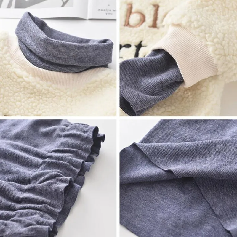 

Baby Girls New Thicken Girls Dress Kids Baby Warm Autumn Winter Dress Long Sleeve Stright Little Girls Princess Dresses Clothes
