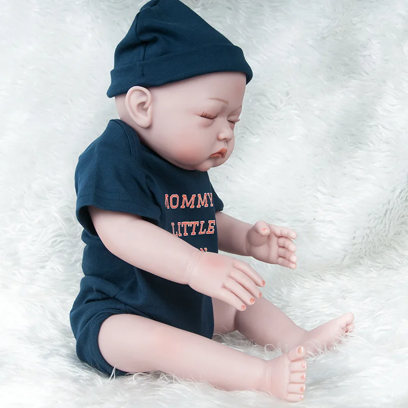 20 дюймов Новорожденные куклы Reborn Baby реалистичные мягкие силиконовые реалистичные куклы ручной работы для малышей игрушки для детей Подарки