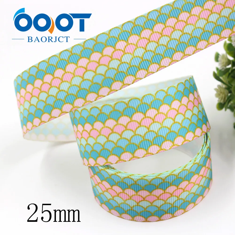 OOOT BAORJCT I-191128-2628, 25 мм 10 ярдов мультфильм бабочка ленты с цветами, DIY волос Лук Свадебный фестиваль вечерние украшения дома - Цвет: I-191128-2631