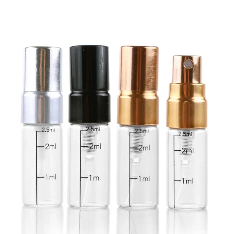 Fragrance MINI 2ml 3ml 10ml 5ml metal Empty Glass Perfume Refillable Bottle Spray Atomizers Bottles LX2850 | Красота и здоровье