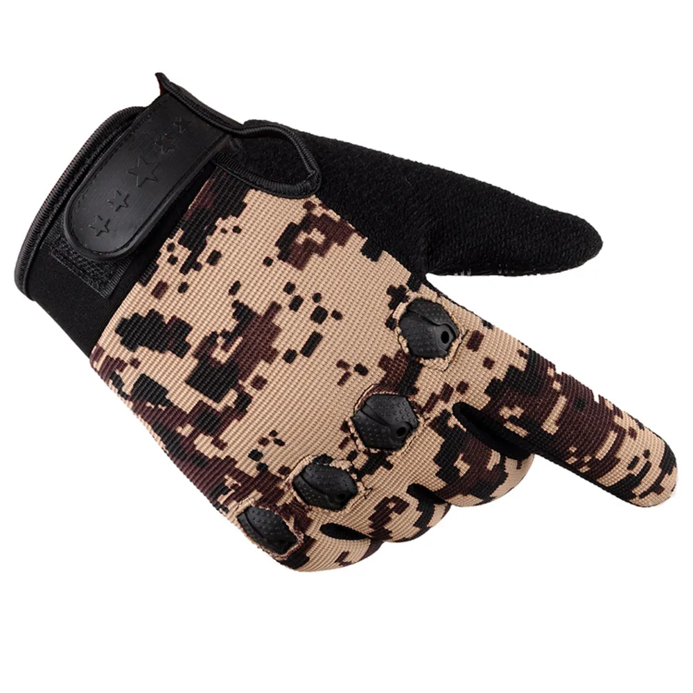 Khaki Перчатки для спортзала, полный палец, Нескользящие перчатки для мужчин, для тренировок, спорта, liftinng, вес, велосипедные перчатки, высокое количество, варежки, Новинка - Цвет: Khaki