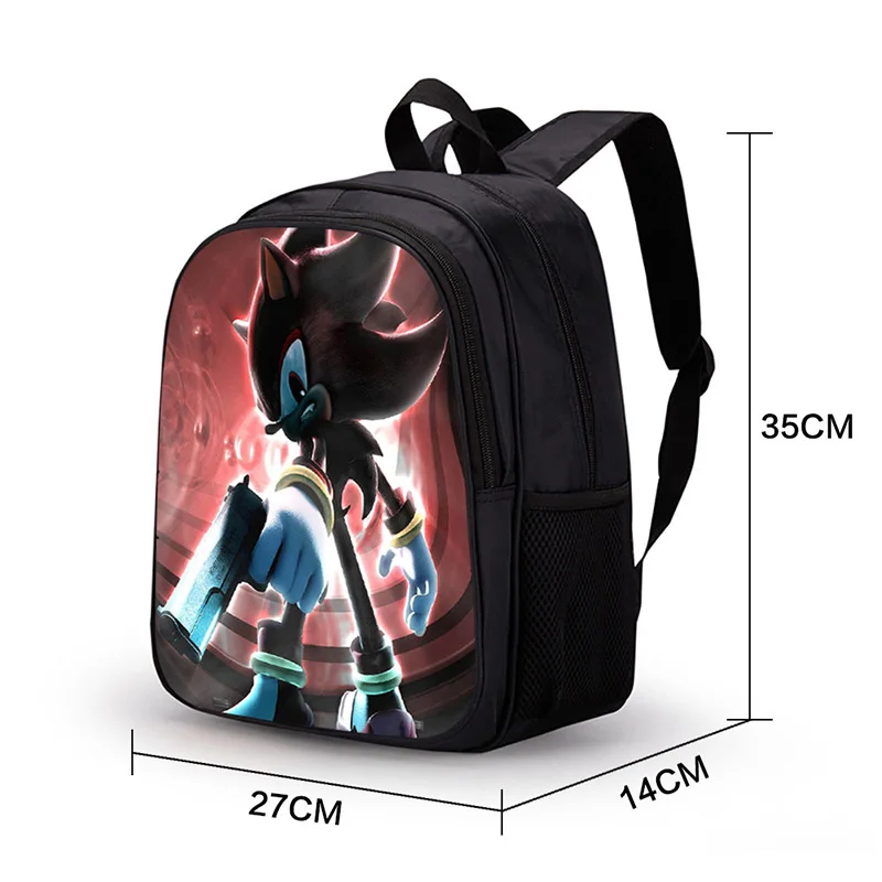 3D Аниме Mochila Sonic рюкзак с ежом школьные сумки для девочек-подростков маленький рюкзак для детей рюкзак на молнии рюкзак для ноутбука