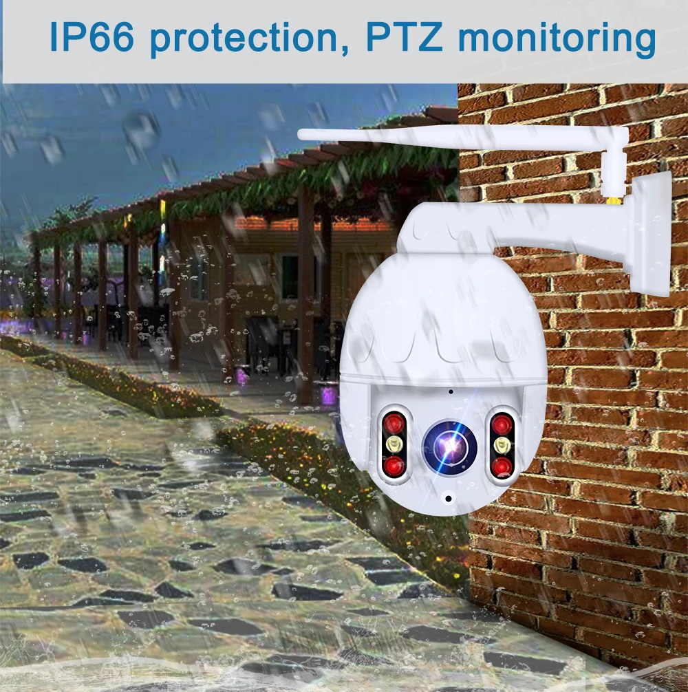 IP Камера 1080P наружная камера wifi цвет ночное видение IR PTZ Безопасности Скорость купол Камера Wi-Fi Смарт Открытый безопасности Камера HD1080p