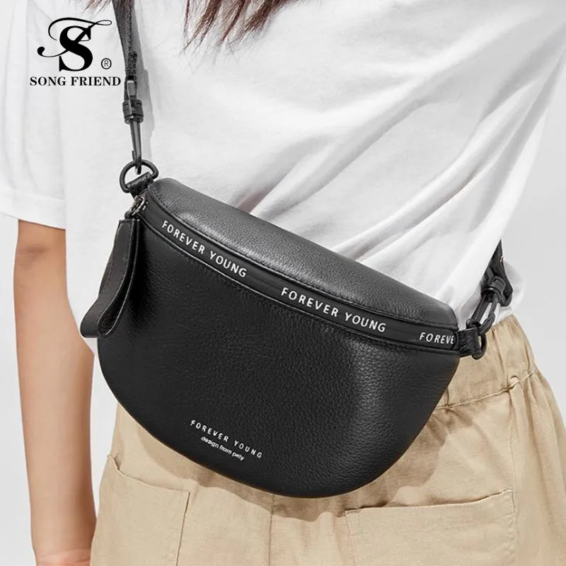 Модная Повседневная широкополосная кожаная сумка для женщин Новинка лета 2019