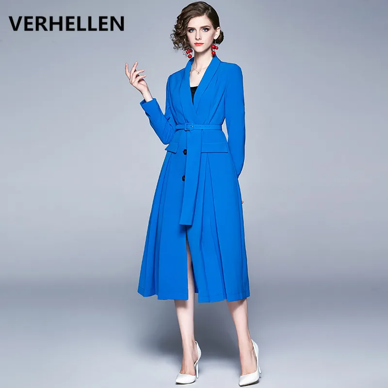 VERHELLEN высокое качество модный дизайн подиумный 2020 весенние женские с длинным