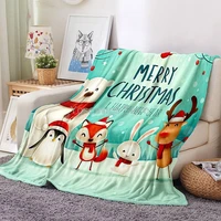 christmas blanketall season lightweight plush and warm home cozy portable fuzzy throw blankets for couch bed sofamerry christm