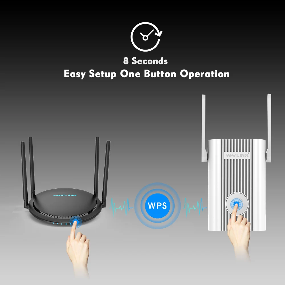 Wavlink Беспроводной Wi-Fi ретранслятор с высоким коэффициентом усиления антенна wifi маршрутизатор/точка доступа WPS Wi-Fi диапазон расширитель Усилитель сигнала Усилитель