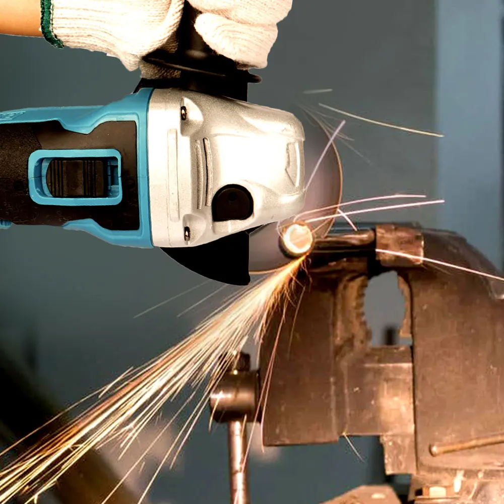 

Brushless M14 Cordless Angle Grinder 18V Electric Angle Grinder 3 speed Variable Speed Grinding Machine Polisher Power Tools