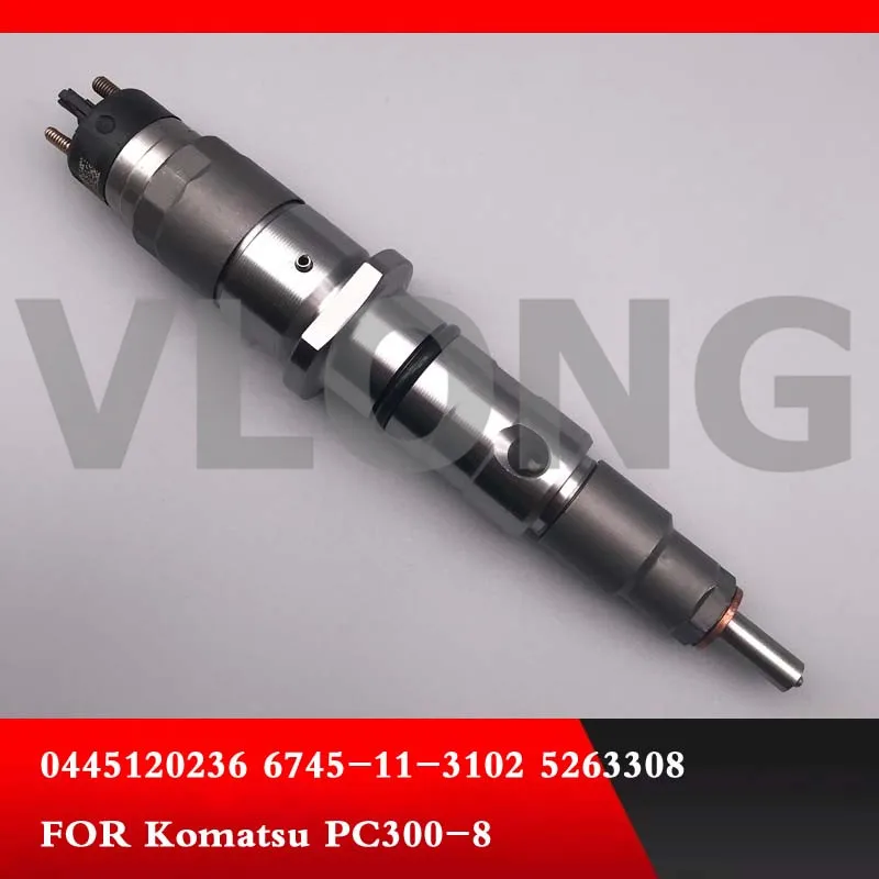 Форсунка дизельного топлива Common Rail 0445 120 236 для Komatsu PC300 Cummins 0445120236 форсунка