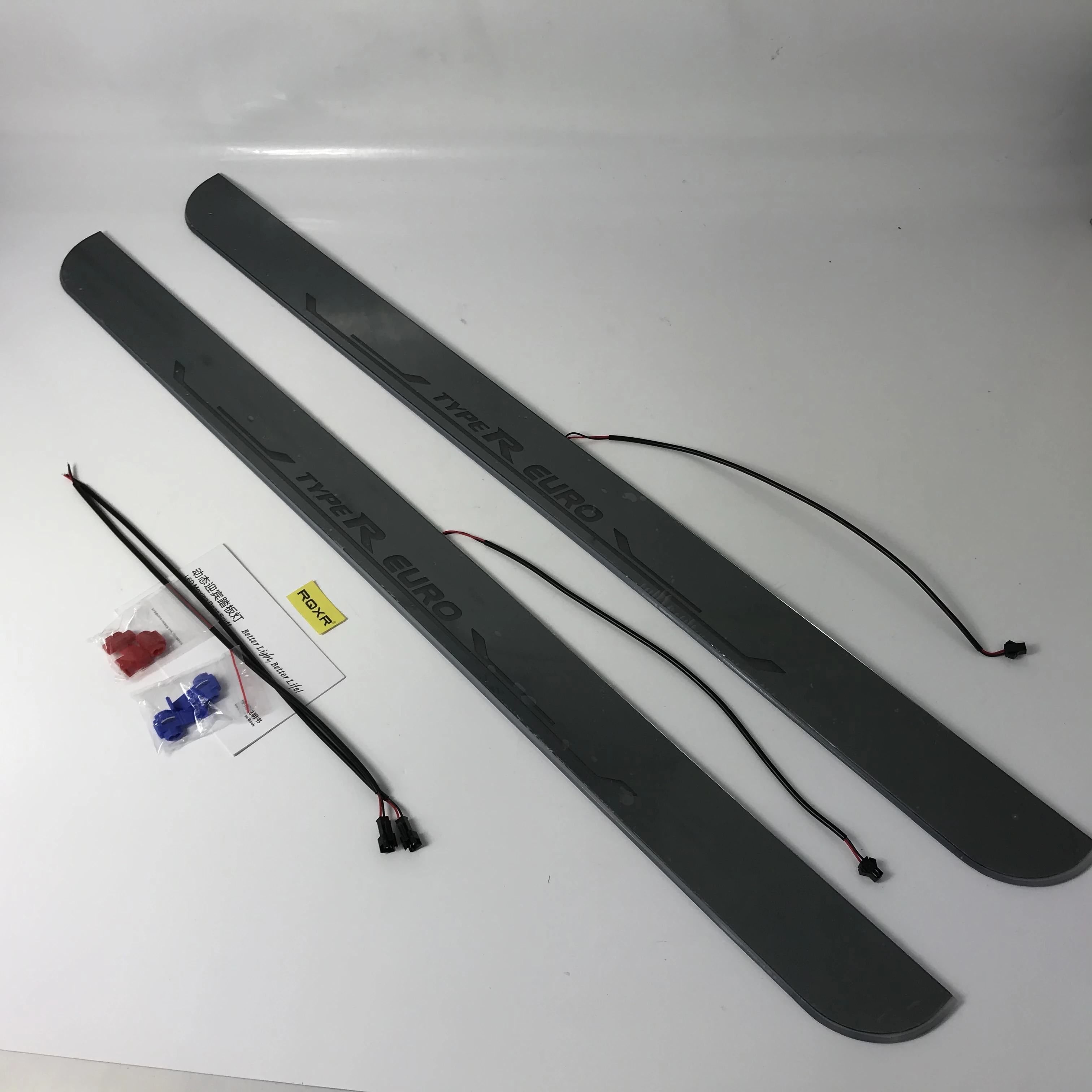 

eOsuns Led moving light scuff pedal for Honda civic coupe daynamic door sill welcome pedal mouldings pedal