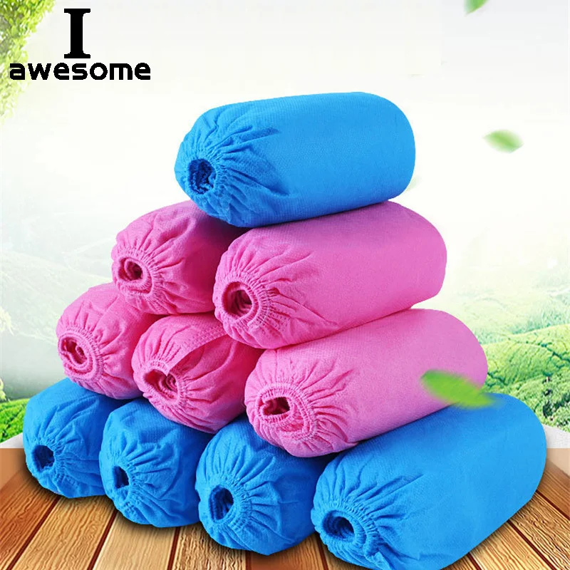 100 шт./50 пар одноразовые водонепроницаемые чехлы для обуви|Бахилы| |