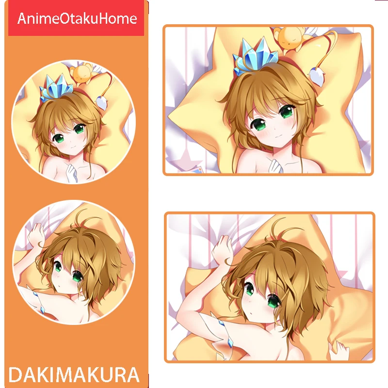 

Anime Manga Cardcaptor Sakura Kinomoto Sakura Throw Pillow Cover Hug Pillowcase Otaku Bedding Decoration Dakimakura Pillow Case