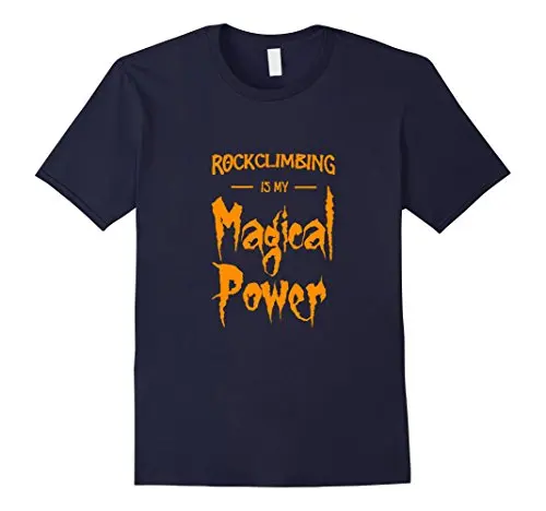 

Rock Climbes Is My Magical Power T-Shirt As Halloween Gift T-Shirts for Men/Boy Short Sleeve Cool Tees Fashion Style