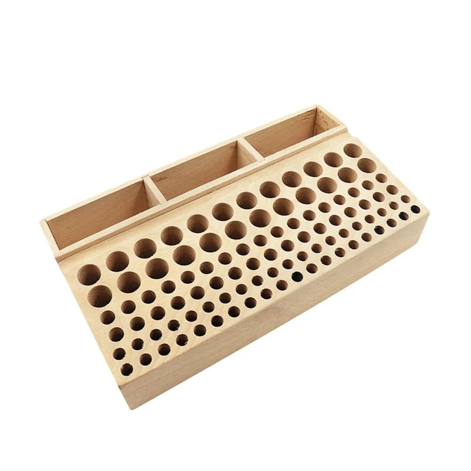 

46/98 Holes Leather DIY Craft Wood Tool Rack Punching Stamping Holder Organizer Punching Stamping Holder Wooden
