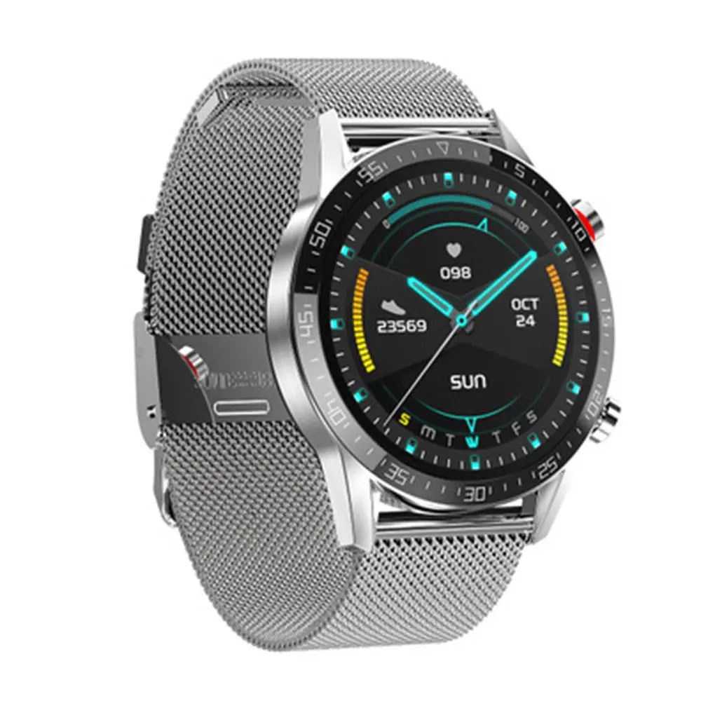 

L13 Men's Touch Screen Smart Watch Bluetooth Call Heart Rate Blood Pressure Detection Call Dial Waterproof Father Gift To Dad