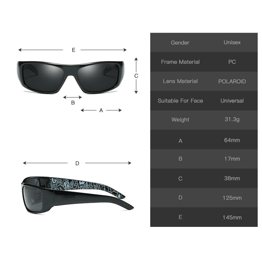Очки солнцезащитные поляризационные зеркальные для мужчин и женщин камуфляжные