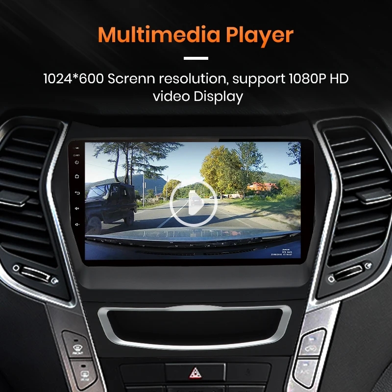 AWESAFE PX9 для Hyundai Santa Fe 3 2013 2014 2015 2016 автомобильный Радио мультимедийный видео плеер