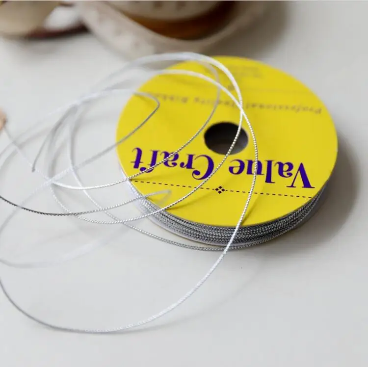 10 Meter Silver Gold Thin DIY Sewing Headband Making Lace Fabric Tape Trim Hot Sale Delicate trim | Дом и сад