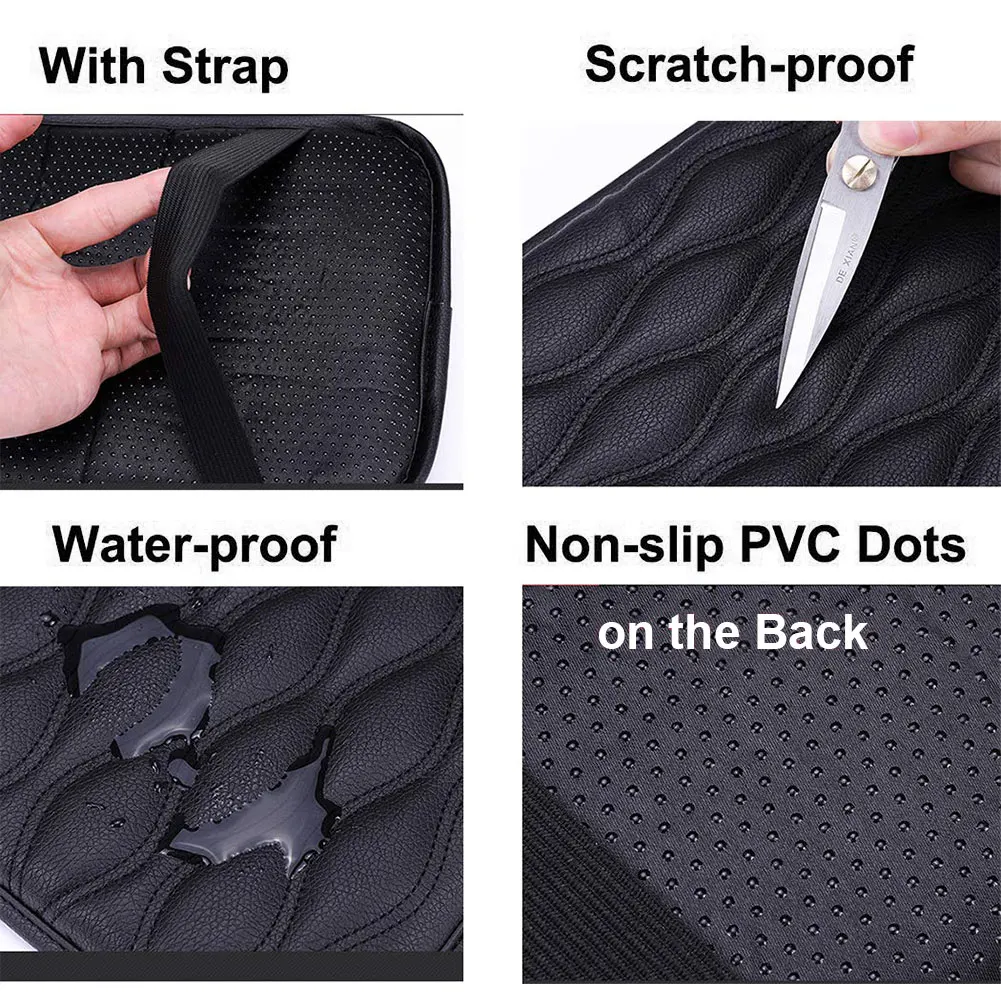 

Car Center Console Arm Rest Lid PU Leather Armrest Cover Universal Arm Cushion Support Auto Accessories